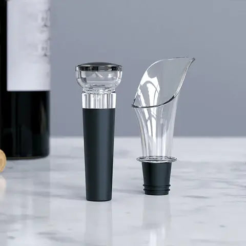 Abridor de Vinho com Suporte para Mesa - Saca Rolhas Elétrico