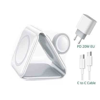 carregador por indução 3 em 1 Max Plus